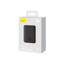 УМБ Baseus Magnetic Mini Wireless Fast Charge 2in1 10000mAh 20W 2.4A QC3.0+PD3.0 з Бездротовою зарядкою Qi 15W Чорний
