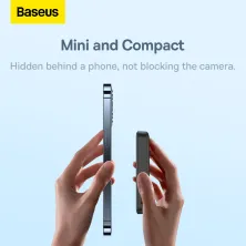 УМБ Baseus Magnetic Mini Wireless Fast Charge 2in1 10000mAh 20W 2.4A QC3.0+PD3.0 з Бездротовою зарядкою Qi 15W Чорний