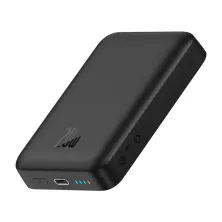 УМБ Baseus Magnetic Mini Wireless Fast Charge 2in1 10000mAh 20W 2.4A QC3.0+PD3.0 з Бездротовою зарядкою Qi 15W Чорний