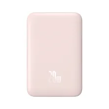 УМБ Baseus Magnetic Mini Wireless Fast Charge 2in1 10000mAh 20W 2.4A QC3.0+PD3.0 з Бездротовою зарядкою Qi 15W Рожевий