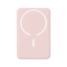 УМБ Baseus Magnetic Mini Wireless Fast Charge 2in1 10000mAh 20W 2.4A QC3.0+PD3.0 з Бездротовою зарядкою Qi 15W Рожевий