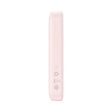УМБ Baseus Magnetic Mini Wireless Fast Charge 2in1 10000mAh 20W 2.4A QC3.0+PD3.0 з Бездротовою зарядкою Qi 15W Рожевий
