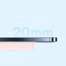УМБ Baseus Magnetic Mini Wireless Fast Charge 2in1 10000mAh 20W 2.4A QC3.0+PD3.0 з Бездротовою зарядкою Qi 15W Рожевий