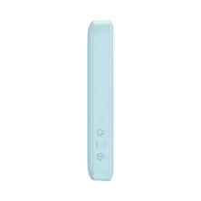 УМБ Baseus Magnetic Mini Wireless Fast Charge 2in1 10000mAh 20W 2.4A QC3.0+PD3.0 з Бездротовою зарядкою Qi 15W Блакитний