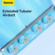 Вентилятор портативний Baseus Refreshing Monitor Clip-On & Stand-Up Desk Fan настільний і з кріпленням на монітор Білий