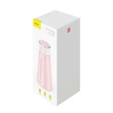 Увлажнитель воздуха Baseus Slim Waist Humidifier 380 мл с функцией ночника и портативного вентилятора Розовый