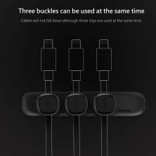 Органайзер для проводів Baseus Peas Cable Clip Чорний