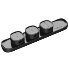 Органайзер для проводів Baseus Peas Cable Clip Чорний