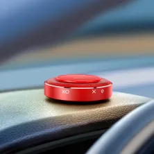 Ароматизатор в машину Baseus Metal Fabric Aroma Holder и 4 арома-картриджа Красный