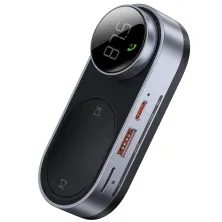 FM-трансмітер Baseus Solar Car Wireless MP3 Player на сонячній батареї Чорний