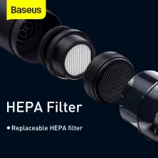 Акумуляторний пилосос Baseus A2 Vacuum Cleaner 70 Вт 5000 Па Чорний