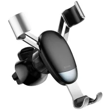 Автотримач для телефону Baseus Mini Gravity Holder Сріблястий