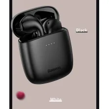 Бездротові Bluetooth навушники Baseus Encok TWS W04 Pro з функцією бездротової зарядки Qi Чорний