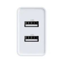 Сетевое зарядное устройство Baseus Speed Mini Dual U Charger 2USB 2.1A 10.5W Белый