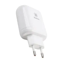 Мережевий зарядний пристрій Baseus Bojure Series QC3.0 23W 2USB 3A Білий