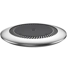 Бездротовий зарядний пристрій Baseus Whirlwind Desktop Wireless Charger з технологією Qi 10W Сріблястий