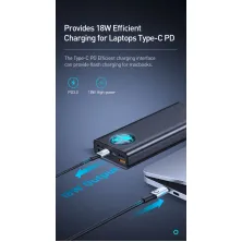 УМБ Baseus Amblight 30000mAh 33W з технологією QC3.0 + PD3.0 Чорний
