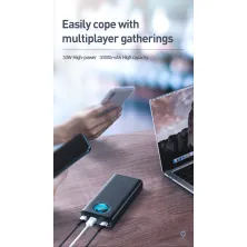 УМБ Baseus Amblight 30000mAh 33W з технологією QC3.0 + PD3.0 Чорний