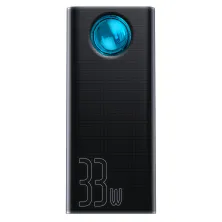 УМБ Baseus Amblight 30000mAh 33W з технологією QC3.0 + PD3.0 Чорний