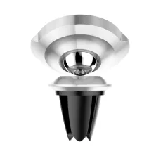 Автодержатель для телефона магнитный Baseus Small Ears в воздуховод Серебристый