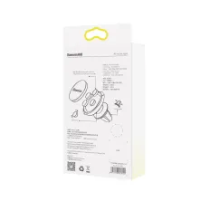 Автодержатель для телефона магнитный Baseus Small Ears в воздуховод Серебристый