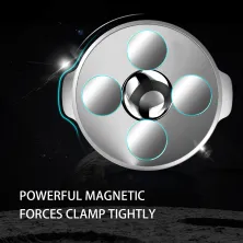 Автодержатель для телефона магнитный Baseus Small Ears в воздуховод Серебристый