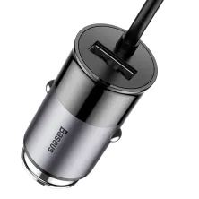 Автомобільний зарядний пристрій Baseus Enjoy Together 4 USB 5.5A Сірий