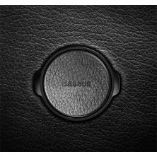 Автотримач для телефону магнітний Baseus Small Ears Genuine Leather Type на торпедо Чорний