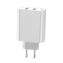 Мережевий зарядний пристрій Baseus PPS three output quick charge QC4.0+PD3.0 60W 2USB+Type-C 6A Білий