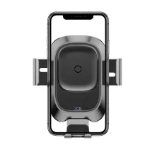Бездротовий зарядний пристрій Baseus Smart Vehicle Bracket Sucker з технологією Qi 10W Чорний