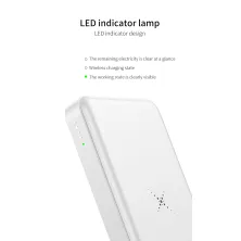 УМБ Baseus M36 10000mAh с Беспроводной зарядкой Qi 5W Белый