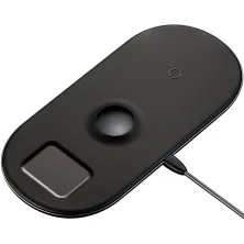 Бездротовий зарядний пристрій Baseus Smart 3in1 For Phone + Watch + Pods (18W MAX) Чорний