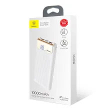 УМБ Baseus Thin 10000mAh 3A с технологией QC3.0+PD Белый