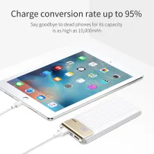 УМБ Baseus Thin 10000mAh 3A с технологией QC3.0+PD Белый