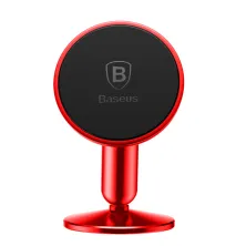 Автодержатель для телефона магнитный Baseus Bullet Magnetic на торпедо Красный