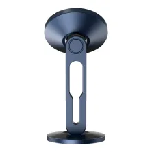 Автотримач для телефону магнітний Baseus Hollow Magnetic з тримачем для дроту на торпедо Синій