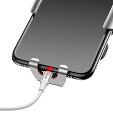 Автодержатель для телефона Baseus Future Gravity Vehicle в воздуховод Серебристый