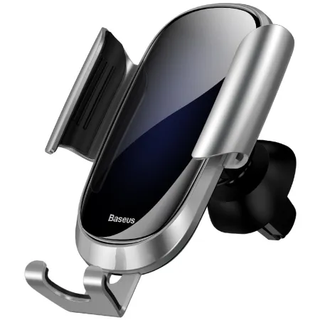 Автодержатель для телефона Baseus Future Gravity Vehicle в воздуховод Серебристый