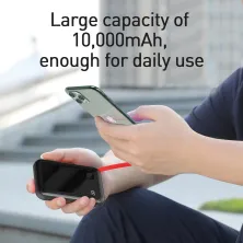 УМБ Baseus Mini S 10000mAh 15W 3A з технологією QC3.0 + PD3.0 і iP кабелем Чорний