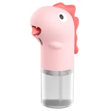 Сенсорний дозатор для пінного мила Baseus MiniDinos 300 мл та Мило-піна для рук Baseus Elf 300 мл Рожевий