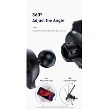 Автотримач для телефону Baseus Mini Electric Car в повітропровід автоматичний Чорний