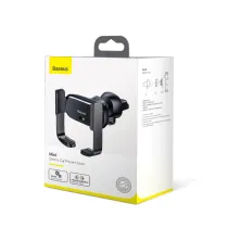 Автотримач для телефону Baseus Mini Electric Car в повітропровід автоматичний Чорний
