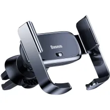 Автотримач для телефону Baseus Mini Electric Car в повітропровід автоматичний Чорний
