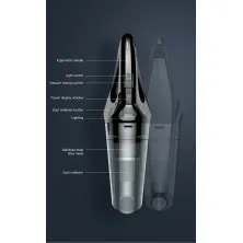 Акумуляторний пилосос Baseus Shark One H-505 Vacuum Cleaner 65 Вт 2400 мАг 4000 Па Чорний