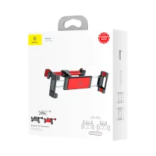Автотримач на підголівник Baseus Back Seat Car Mount для телефону або планшета Червоний