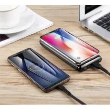 УМБ Baseus PowerBank 10000mAh 15W QC3.0 PD з Бездротовий зарядкою Qi 5W Чорний
