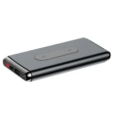 УМБ Baseus PowerBank 10000mAh 15W QC3.0 PD з Бездротовий зарядкою Qi 5W Чорний