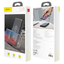 УМБ Baseus PowerBank 10000mAh 15W QC3.0 PD з Бездротовий зарядкою Qi 5W Чорний