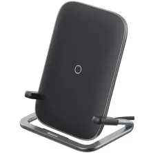 Бездротовий зарядний пристрій Baseus Rib Horizontal and Vertical з технологією Qi 15W MAX Чорний