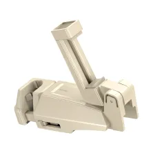 Автотримач для телефону на підголівник Baseus Backseat Vehicle 2в1 + гак-вішалка Бежевий